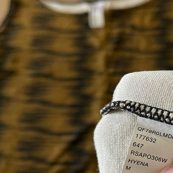 American Apparel| Mustard & Black Bodycon Dress, Size Medium•••Hyena - Picture 10 of 12